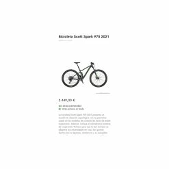 VTT Tout Suspendus Scott - M - 29'' -VTT tout suspendus Soldes Magasin bicicleta scott spark doble amortiguacion 2